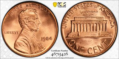 1984 1C MS67RD