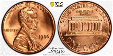 1986 1C MS66RD