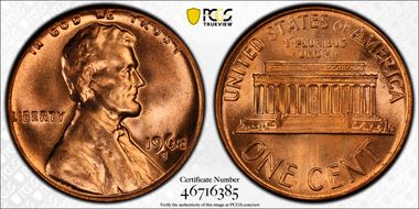 1968-S 1C MS65RD