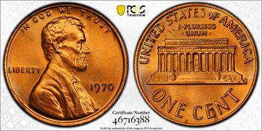 1970 1C MS66RD