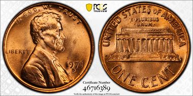1971-D 1C MS66RD