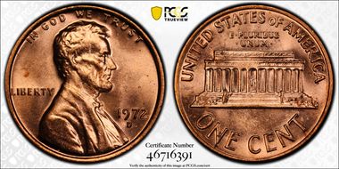 1972-D 1C MS65RD