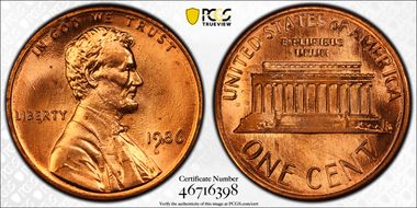 1986 1C MS65RD