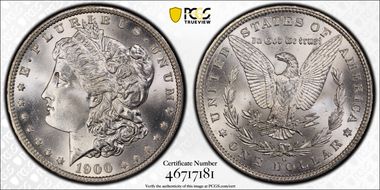 1900-O $1 MS66