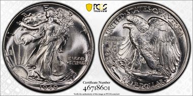 1940 50C MS67