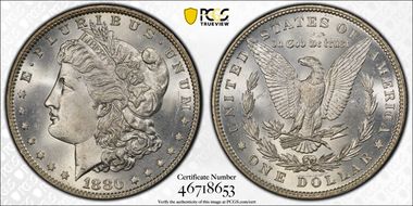 1880 $1 MS65