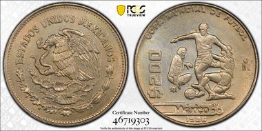 1986-Mo 200 P World Cup KM-525 MS65