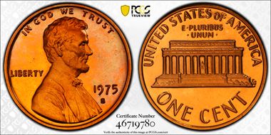1975-S 1C PR68DCAM