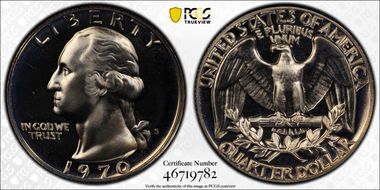 1970-S 25C PR69