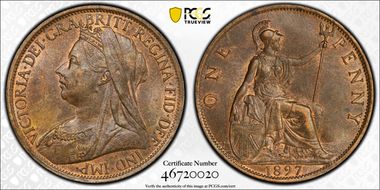 1897 1D S-3961 MS62BN