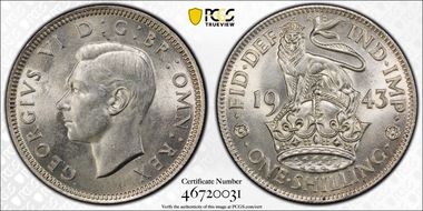 1943 Shil S-4082 English Rev MS63
