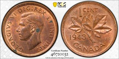 1943 1C MS62RB