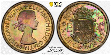 1953 1/2 Cr S-4137A PR65