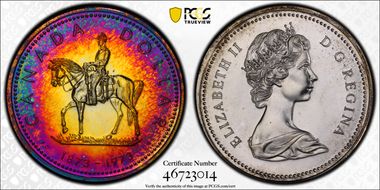 1973 S$1 R.C.M.P. Ag SP67