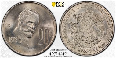 1974-Mo 20C Cu-Ni MS66