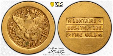 (1947) £1 KM-35 AU58