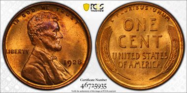1928 1C MS65RB