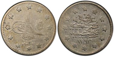 AH1293//21 (1896) Kurush KM-735 XF40