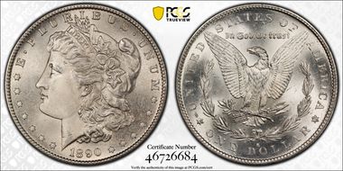 1890-S $1 MS66