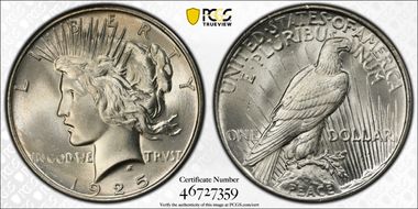 1925 $1 MS67