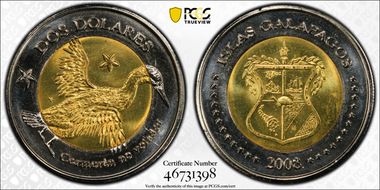 2008 $2 X#7 MS67