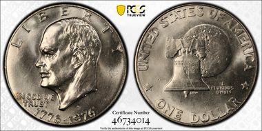 1976-D $1 Type 1 MS64