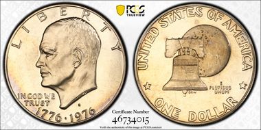 1976-S $1 Clad Type 1 PR66CAM