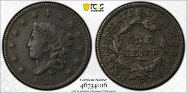 1835 1C Large 8, Stars N1BN