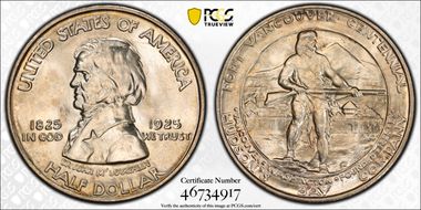 1925 50C Fort Vancouver MS66