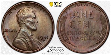 1941-D 1C MS64BN