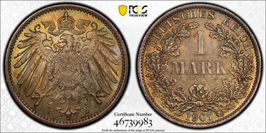 1907-A Mark J-17 MS64