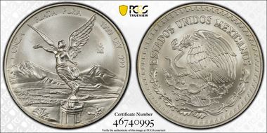 1999-Mo Onza Libertad Ag MS69