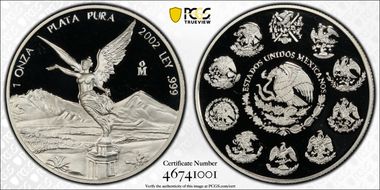 2002-Mo Onza Libertad Ag PR69DCAM