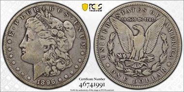 1896-O $1 F15
