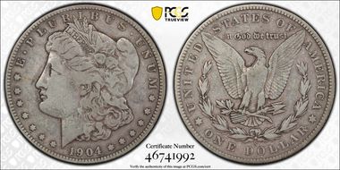 1904-S $1 F15