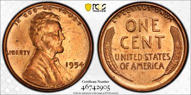 1954 1C MS64RD