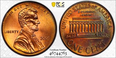 2005-D 1C MS65RB