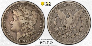 1892-S $1 F12