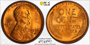1934-D 1C MS65RD