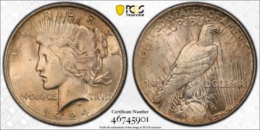 1924 $1 MS63