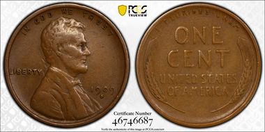 1909-S 1C Lincoln VF30BN