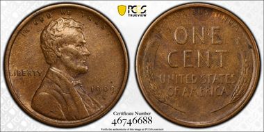 1909-S 1C Lincoln N1BN