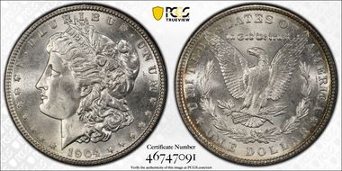 1904 $1 MS64