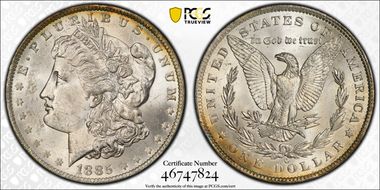 1885-O $1 MS63