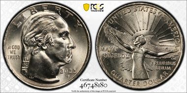 2022-P 25C Maya Angelou MS65