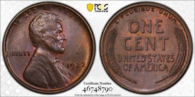 1922 No D 1C Strong Reverse MS63BN