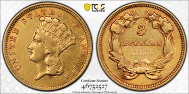 1854 $3 N1
