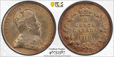 1910 5C Pointed Leaves N1