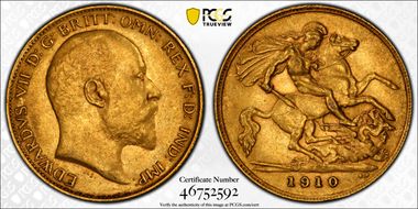 1910 1/2 Sov S-3974B AU50