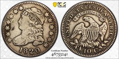 1820 10C STATESOF N1